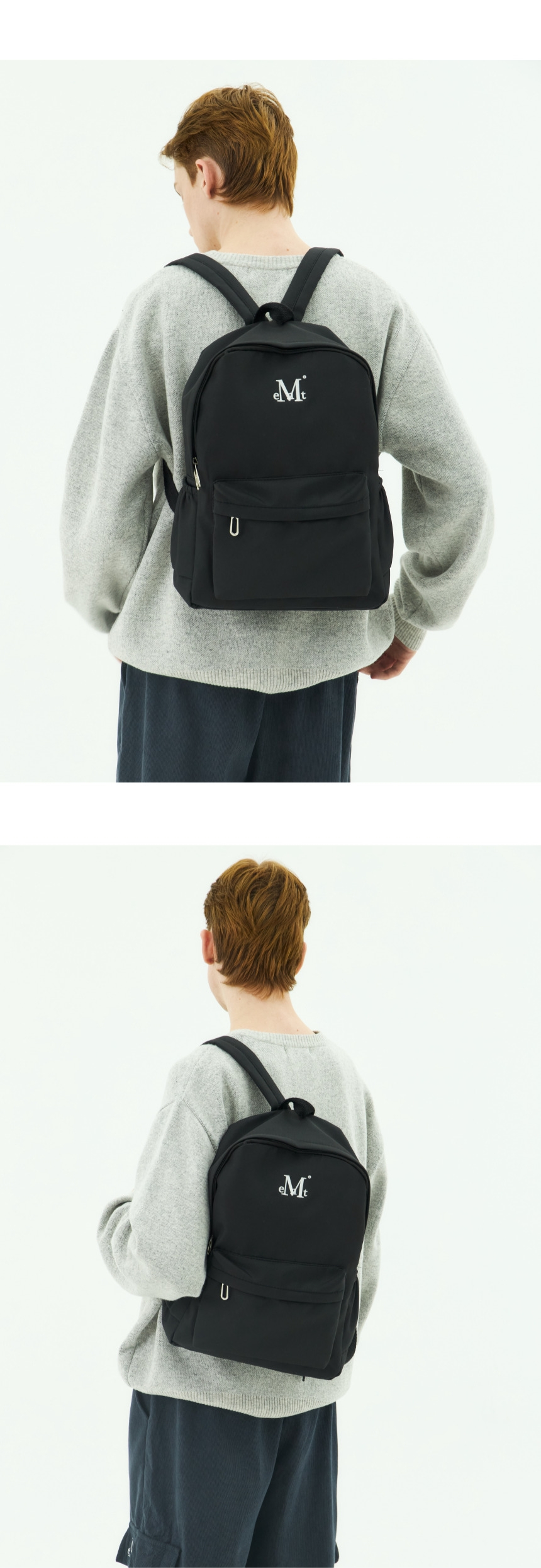 【MUCENT♥] Donda Signature Logo Mini Backpack MUSINSA | MUCENT Donda Signature Logo Embroidered Mini