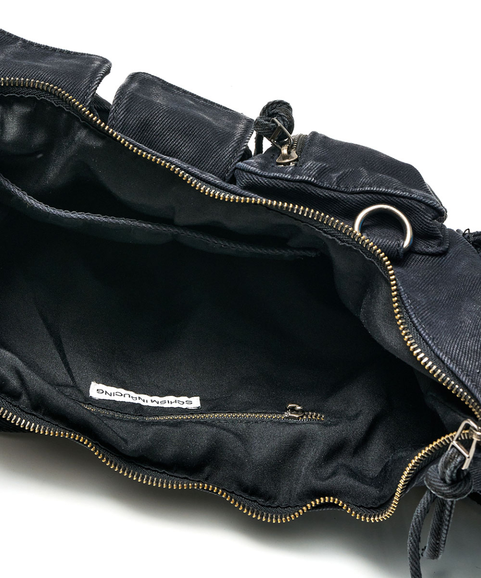 MUSINSA公式 | SCHISM INDUCING WASTED CARGO BAG CHARCOAL