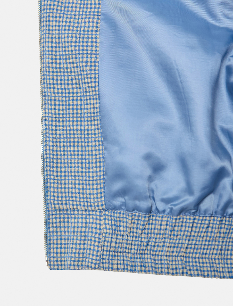 【ENZO BLUES】Gingham Checked Blouson Jacket ★人気★ 追跡付 MUSINSA | ENZO BLUES Gingham Check Blue Jacket (Blue)