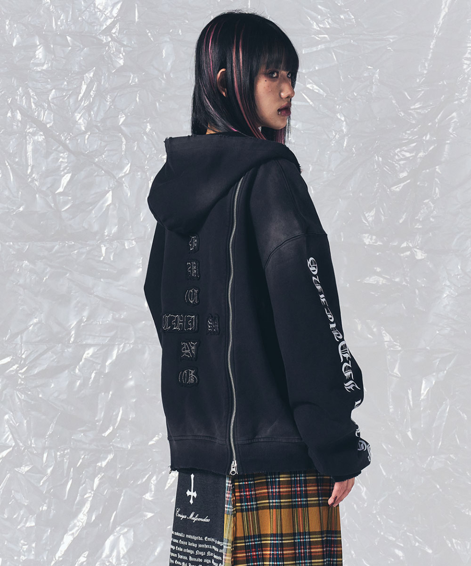 ASSEMBLY ZIP HOODIE BLACK 상세 이미지 18