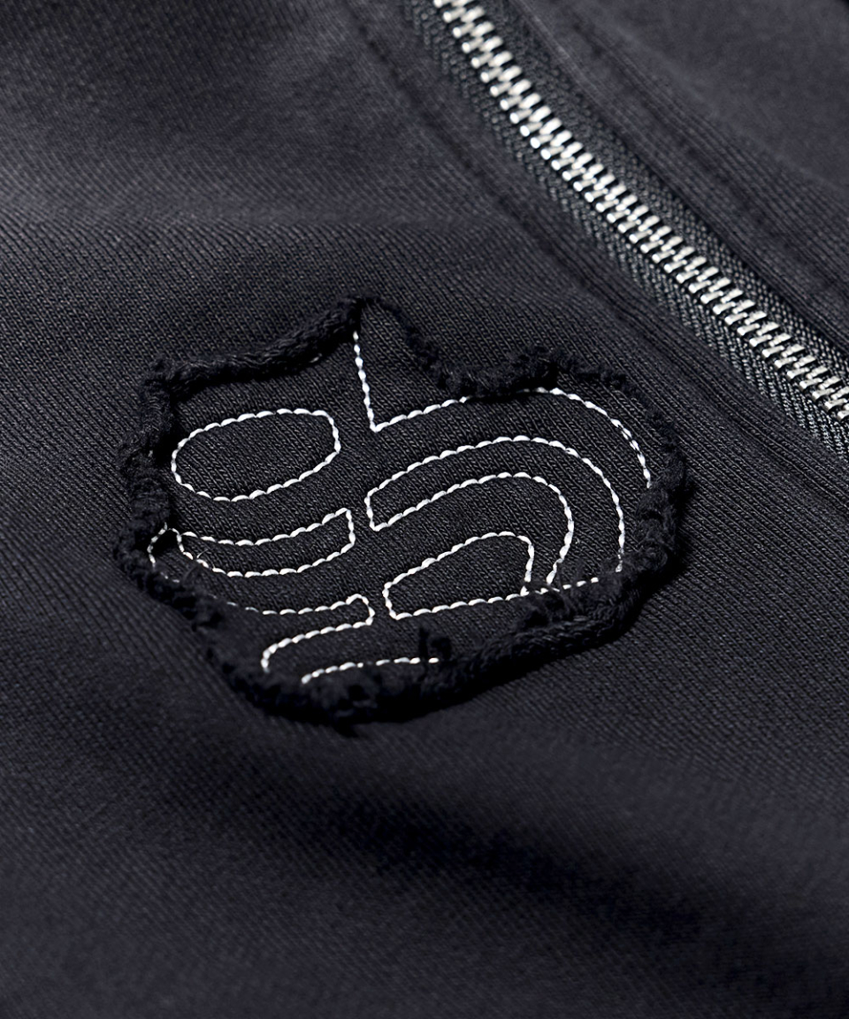 ASSEMBLY ZIP HOODIE BLACK 상세 이미지 4