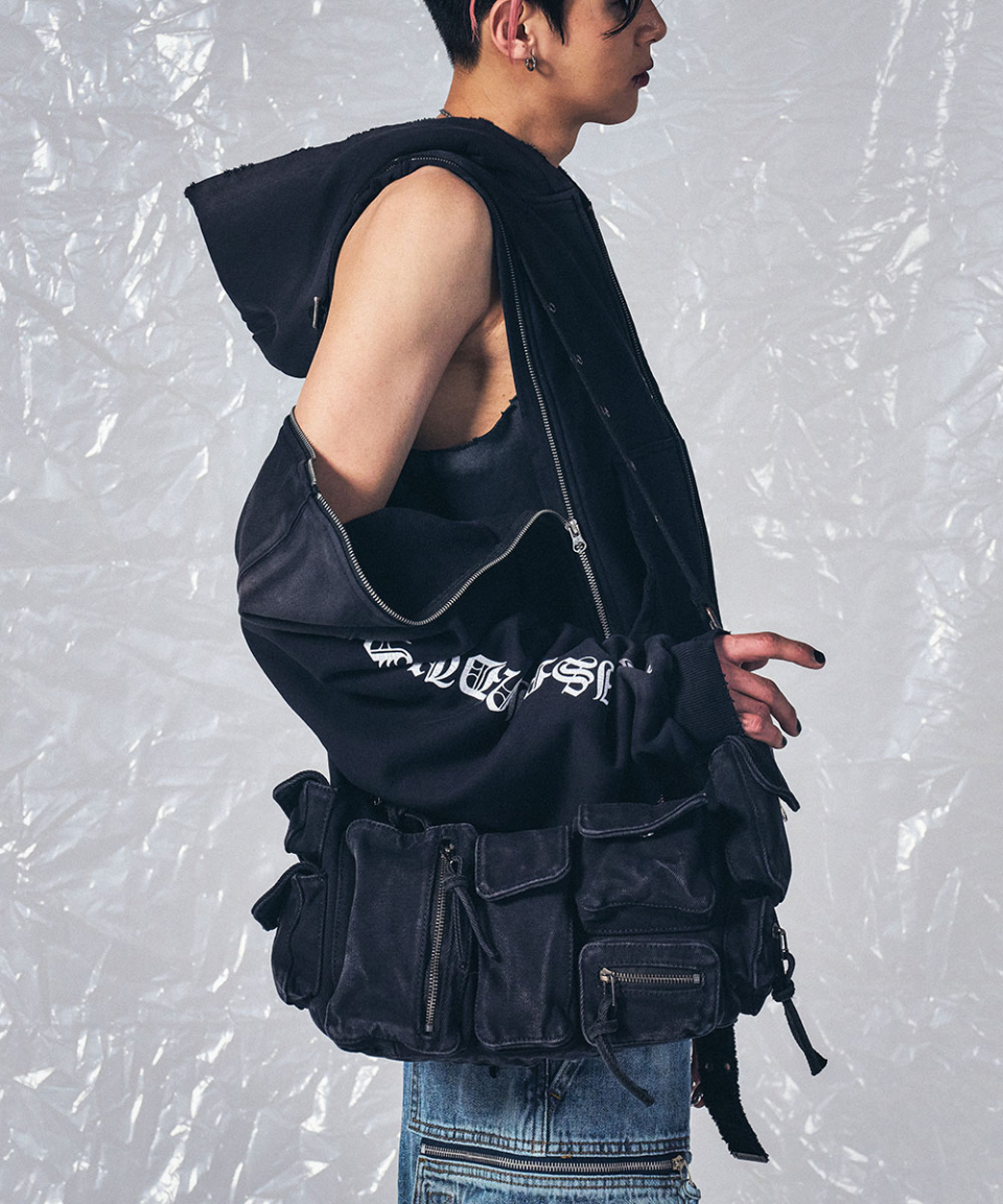 ASSEMBLY ZIP HOODIE BLACK 상세 이미지 22