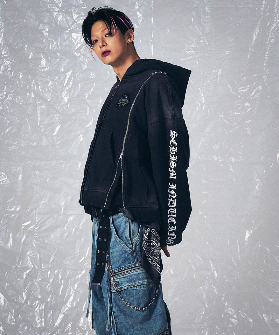 ASSEMBLY ZIP HOODIE BLACK 상세 이미지 21