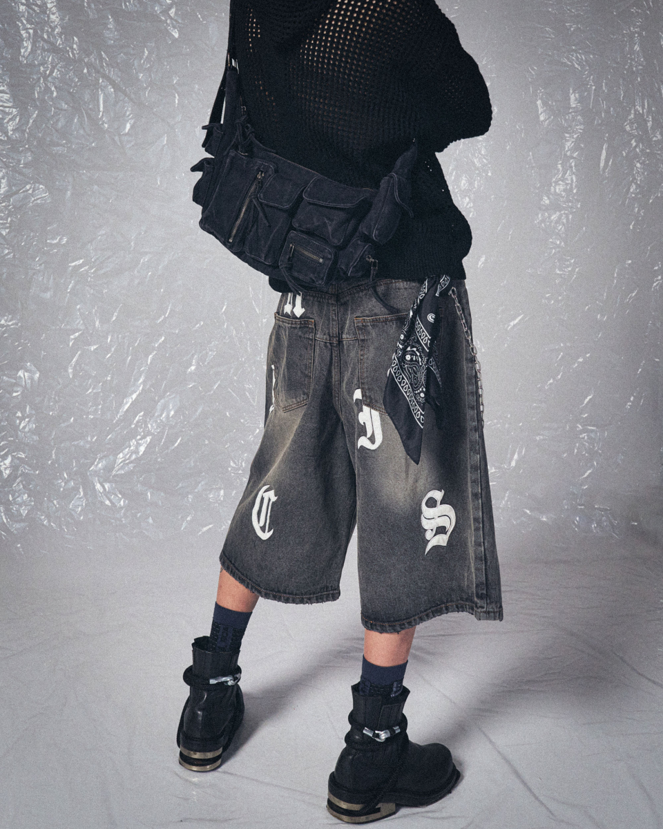 ◆SCHISM INDUCING◆ BONE HAND JORTS GREY SB8PT42GY MUSINSA | SCHISM INDUCING BONE HAND JORTS GREY