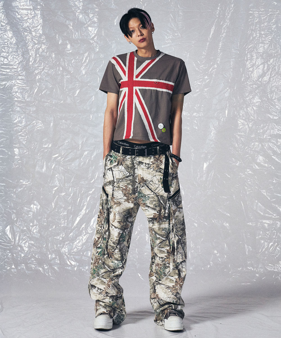 MUSINSA公式 | SCHISM INDUCING REAL TREE CARGO PANTS BROWN