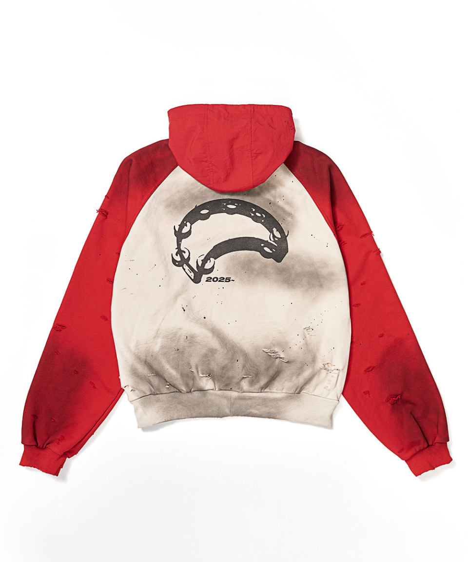 SCHISM INDUCING ■ NOEL ANORAK RED MUSINSA | SCHISM INDUCING NOEL ANORAK RED