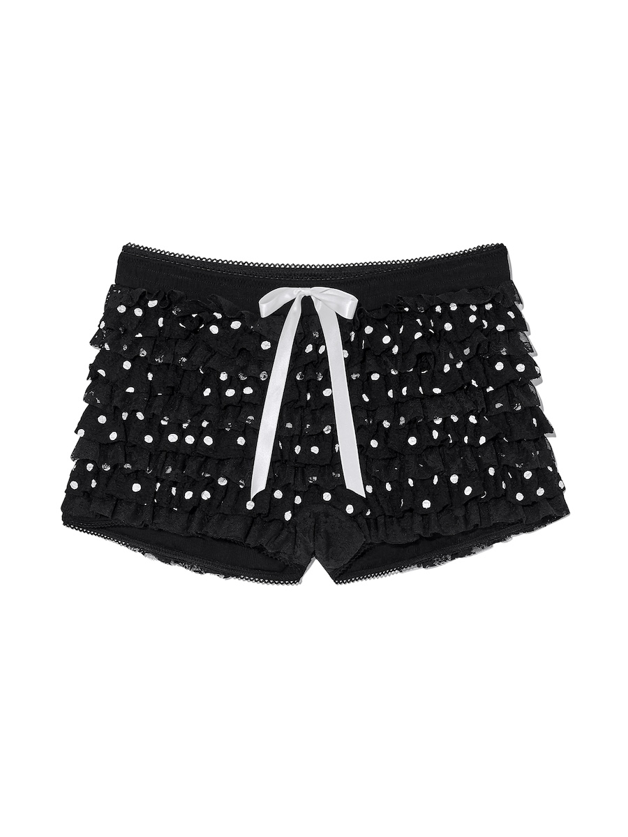 글로니(GLOWNY) COCO DOT BLOOMER SHORTS (BLACK) - 사이즈 & 후기