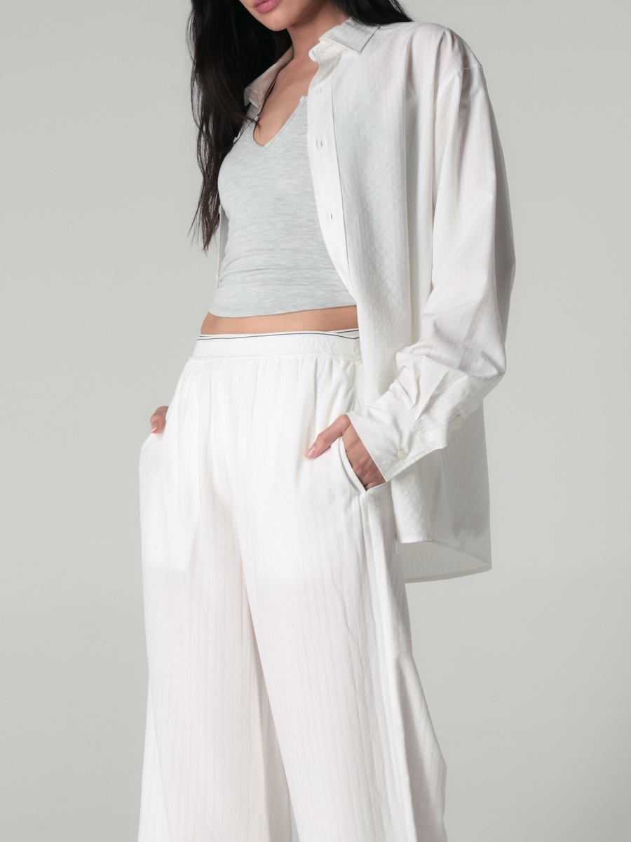 MUSINSA | GLOWNY WILLY POP PANTS (WHITE STRIPE)