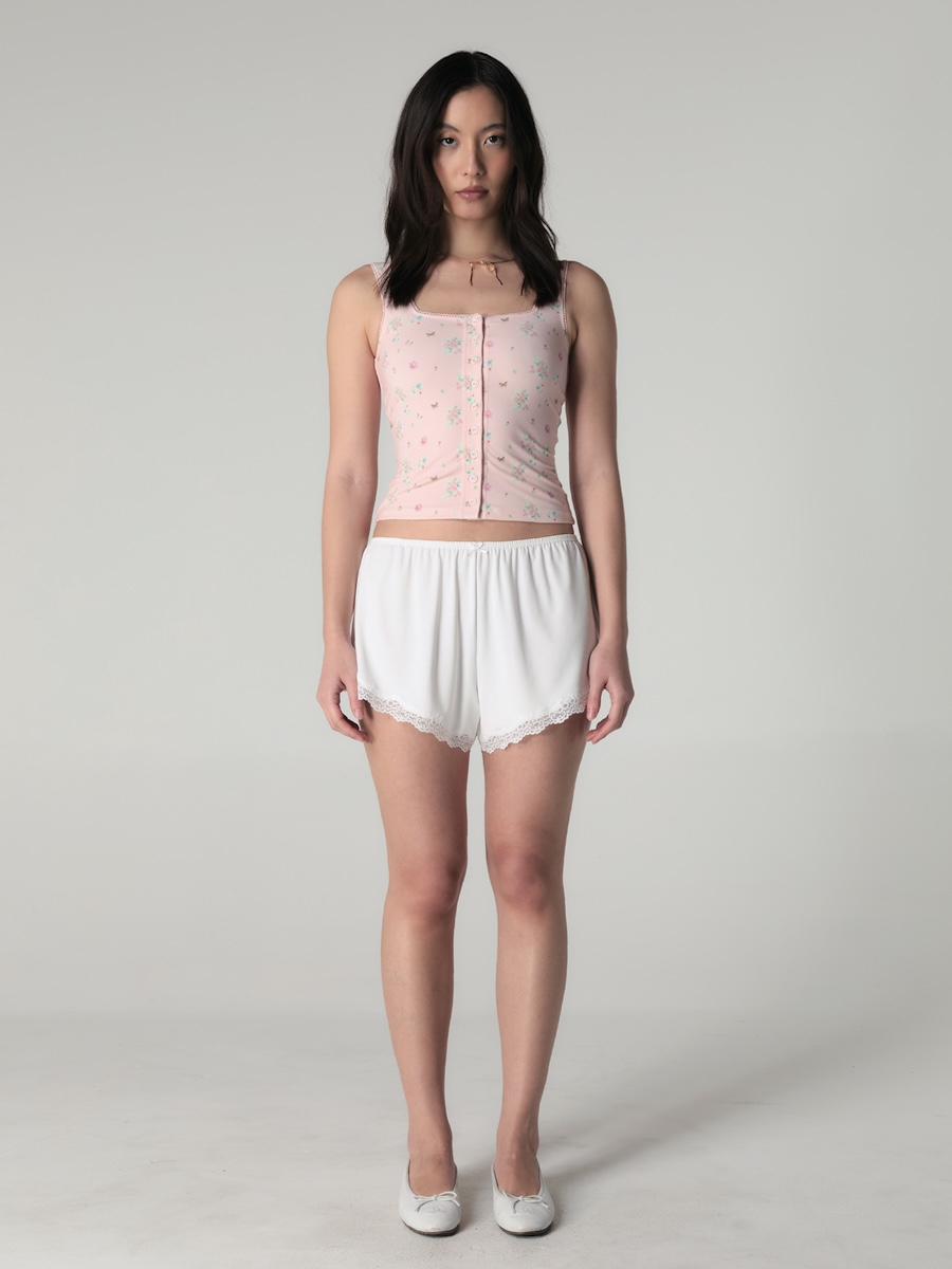 【GLOWNY】韓国人気★(S,M) LACE BREEZE SHORTS MUSINSA | GLOWNY LACE BREEZE SHORTS (WHITE)