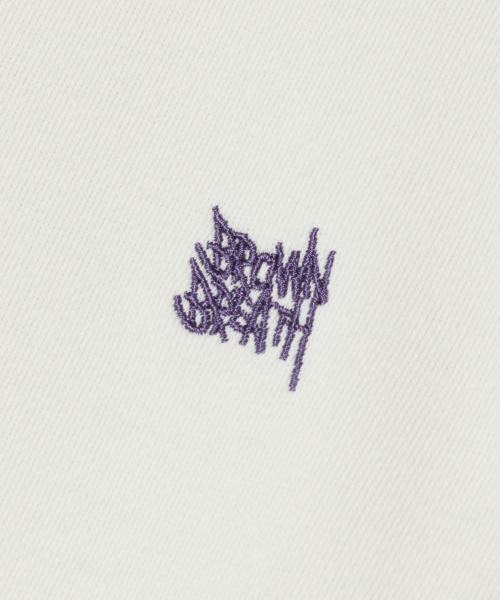 W AURORA TAG CREWNECK - IVORY