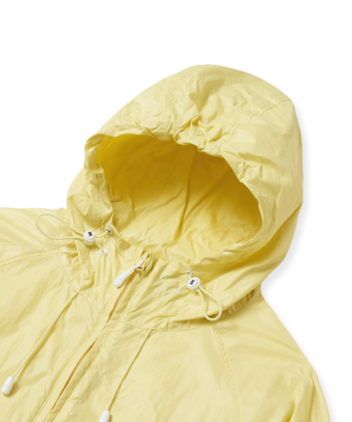 W TAG PACKABLE WINDBREAKER - LEMON