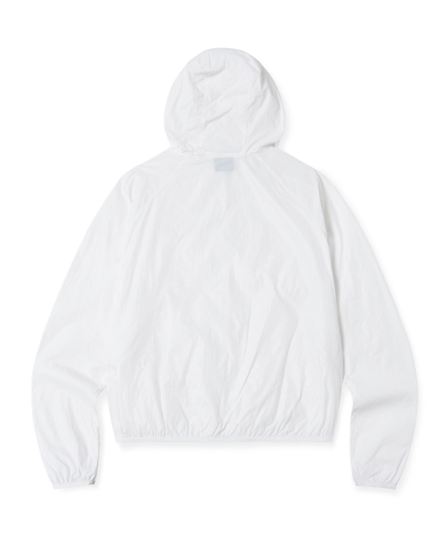 W TAG PACKABLE WINDBREAKER - WHITE