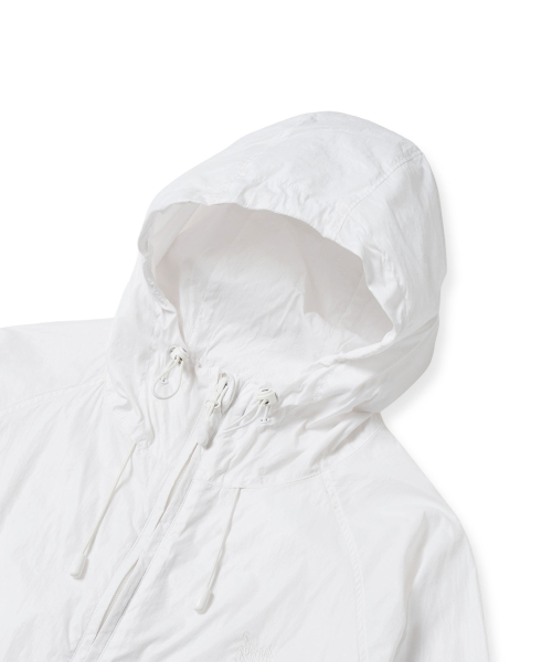 W TAG PACKABLE WINDBREAKER - WHITE