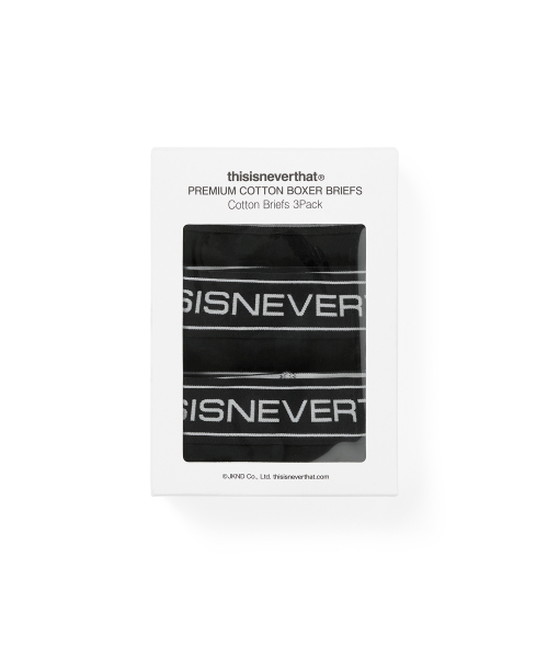 Cotton Briefs 3Pack Black