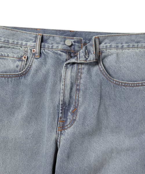 Regular Jeans Washed Blue