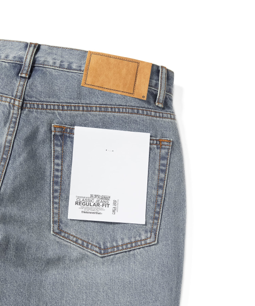 Regular Jeans Washed Blue