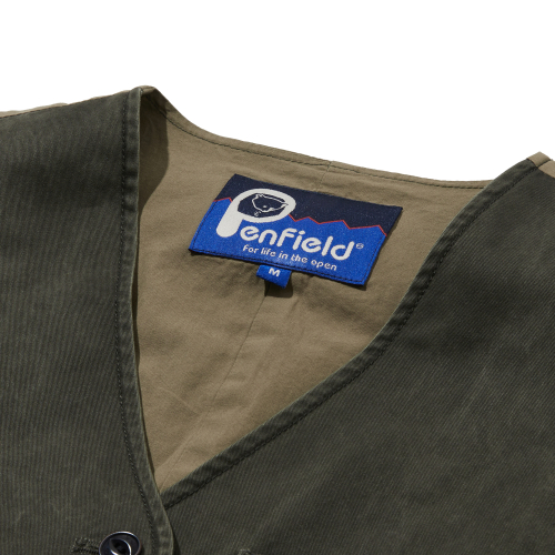 Женский жилет faded cotton medieval olive_FR2WV02F