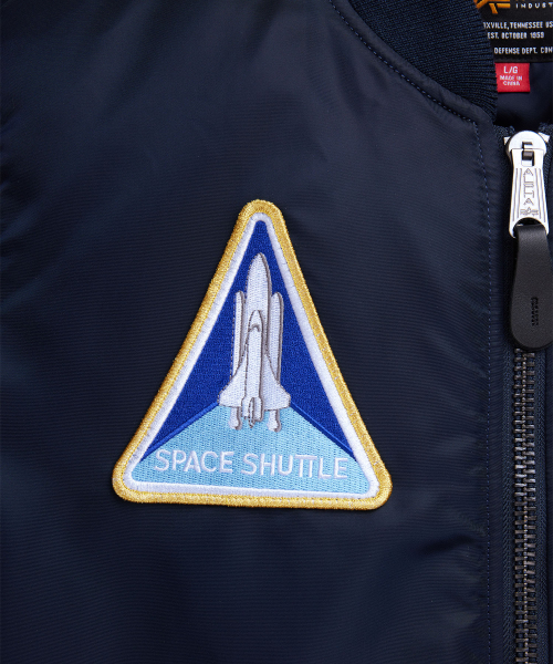 Куртка-бомбер NASA MA-1 Flight Jacket GEN II Replica Blue