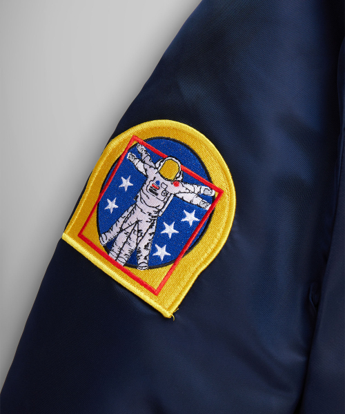 Куртка-бомбер NASA MA-1 Flight Jacket GEN II Replica Blue