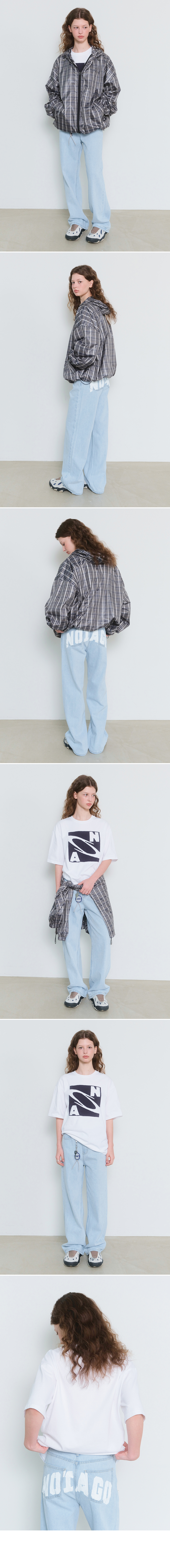 BACK PAINTING DENIM PANTS 