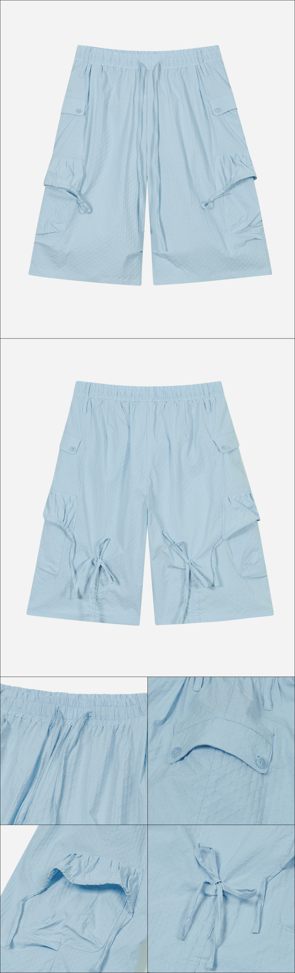 TYPESERVICE ■ Textured Strap Pants MUSINSA | TYPESERVICE Textured Strap Pants [Sky Blue]
