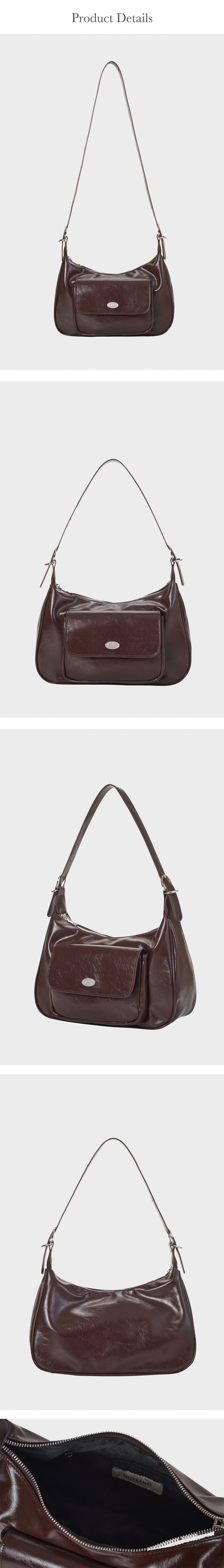 ★dumaro★ Pope Two Way Crossbody Bag Brown MUSINSA | DUMARO Pope Two Way Crossbody Bag / Brown