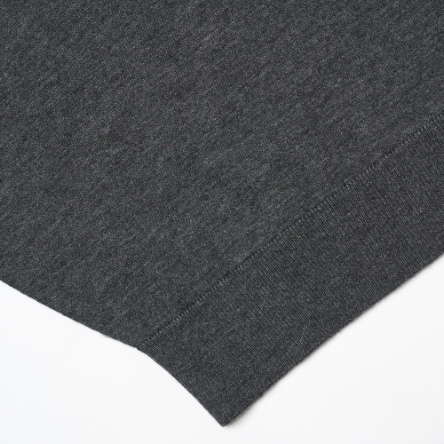 25SS Cashtouch Long Sleeve Polo Knit Charcoal