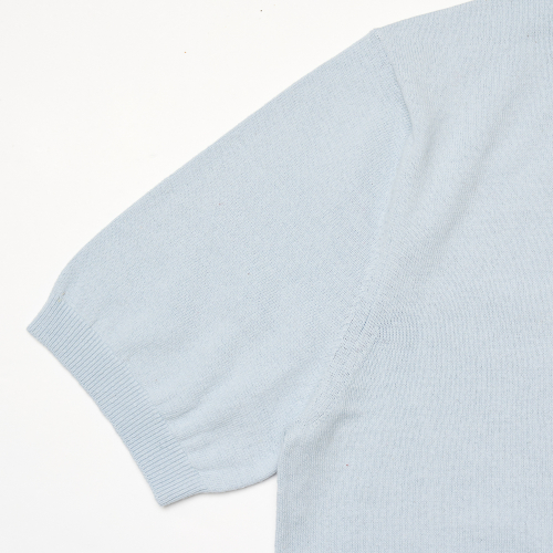 25SS Essential polo Knit Sky-Blue