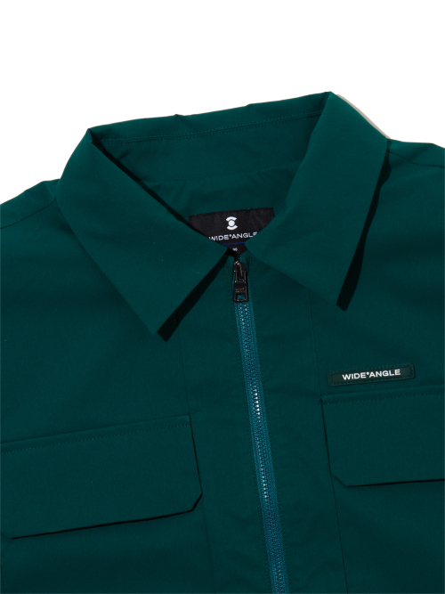 CO повседневный жилет поло на пуговицах L_Dark Green