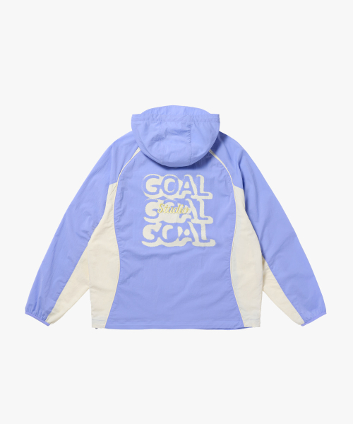 HATTRICK GOAL HOODED TRACK JACKET-VINTAGE BLUE