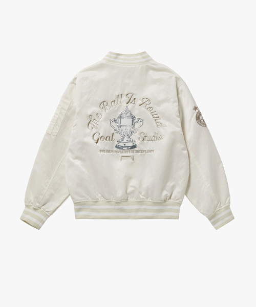 FC VINTAGE ARTWORK TEAM JACKET-CREAM