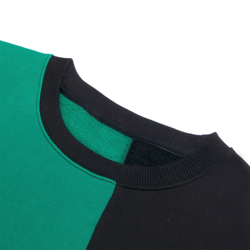 Свитшот Divided с вертикальным светоотражающим лого (Black/Green)