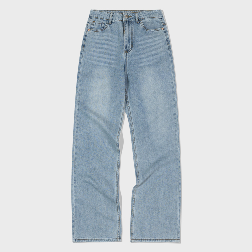 Light Wash Wide Leg Jeans (LIGHT JEAN BLUE)