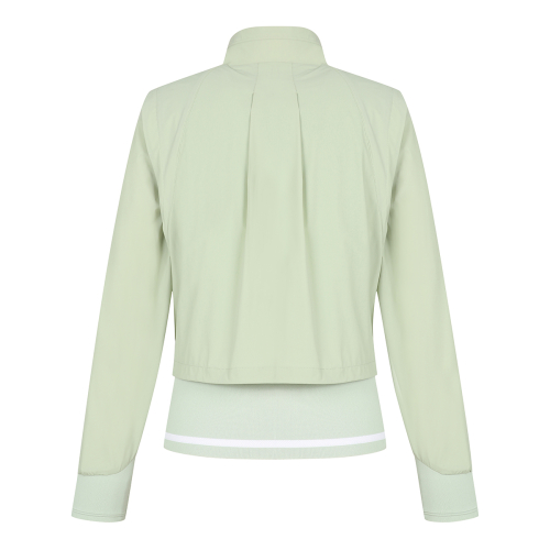 Женский бомбер со сборками 25SS TWJUO5102-812