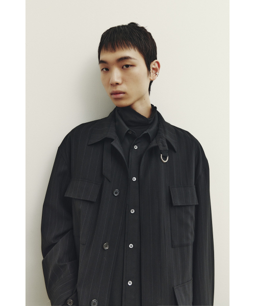 Safari Jacket - Black Stripe