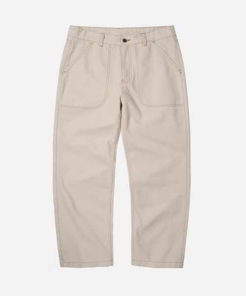 CP WIDE DENIM PANTS _ NATURAL