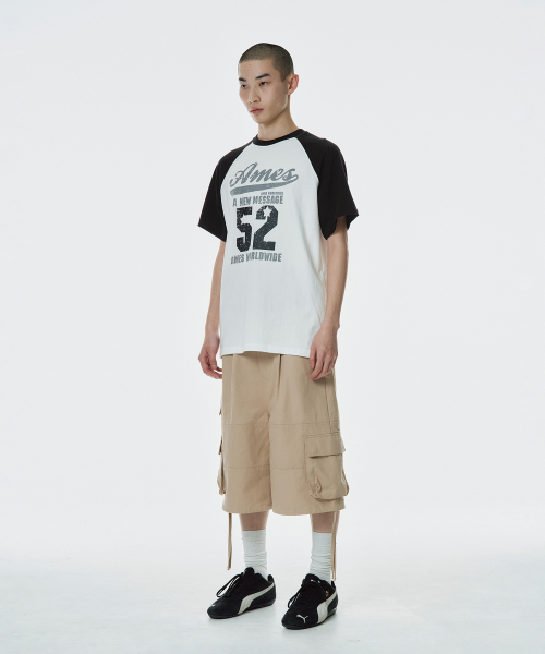 AMES CARGO SHORTS BEIGE