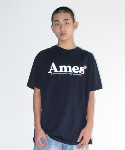 BASIC LOGO TEE NAVY(WHITE) thumbnail 5