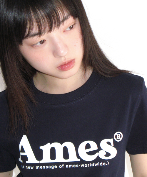 BASIC LOGO TEE NAVY(WHITE) thumbnail 10