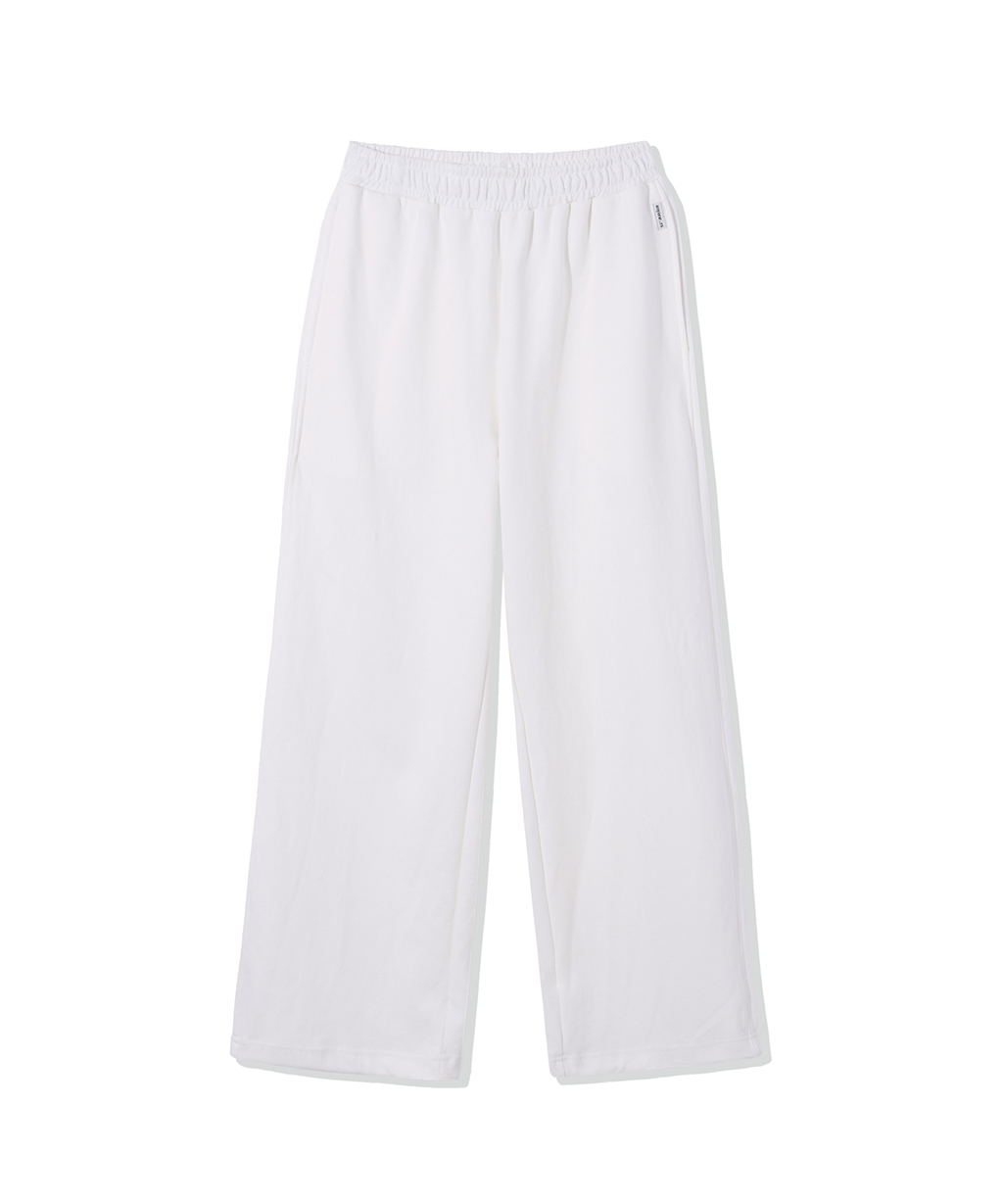 RS String Wide Sweat Pants White