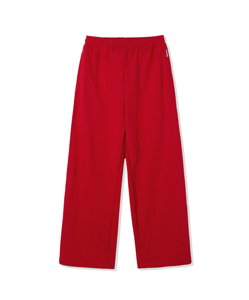 RS String Wide Sweat Pants Red