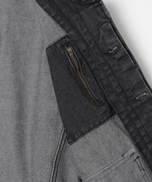 Круглая джинсовка Stain [Washed Black]