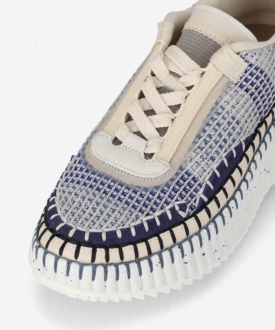 ★Chloe★ Nama Sneakers Cosmic Blue CHC22S579Y0411 CHC22S579 Chloé Nama Sneaker in Cosmic blue | Chloé US