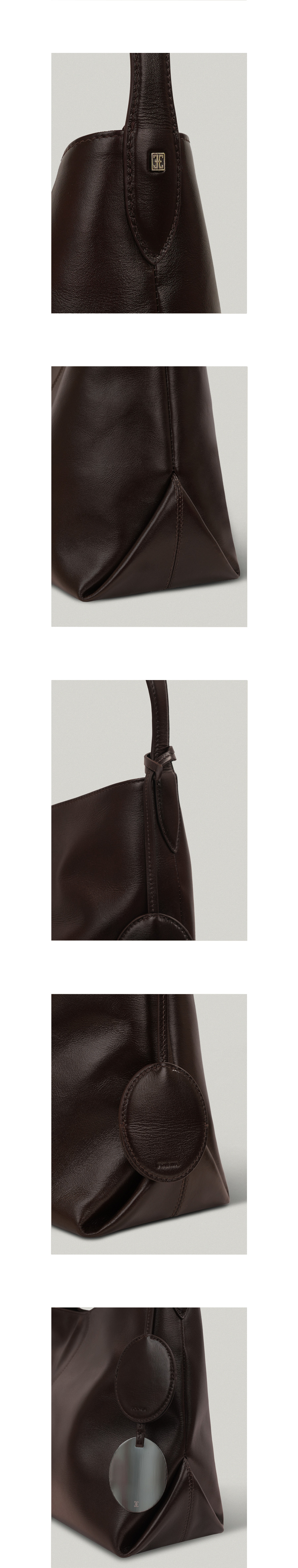 MUSINSA | FOLNUA COUPE BAG [MARRON - VINTAGE]