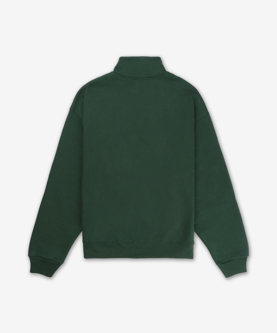【JACQUEMUS】Le Camionnette Grosgrain Half Zip Sweatshirt JACQUEMUS: Black 'The Gros Grain zipped-rollneck' Sweatshirt