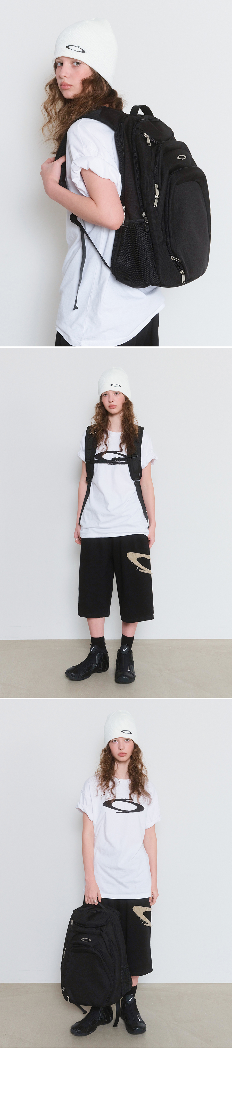 MUSINSA | NOIAGO NOI1529 Essential Nylon Backpack (Charcoal)