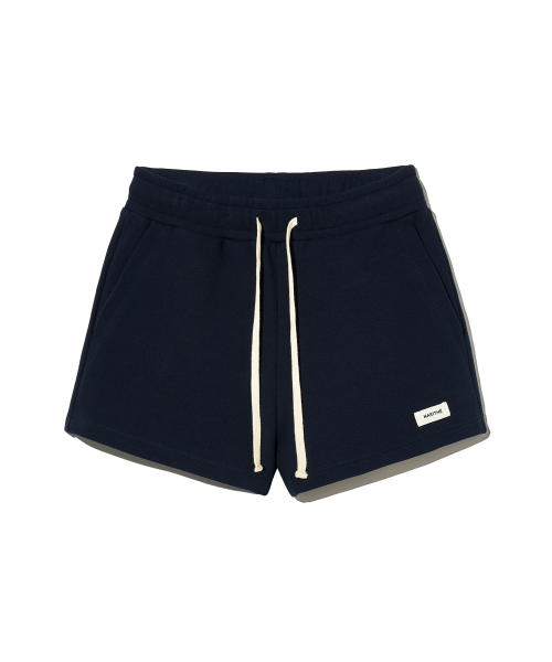 W BASIC SWEAT SHORTS navy