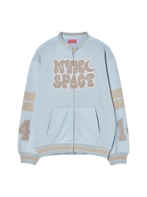 BALLOON LOGO SWEAT JACKET SKY BLUE