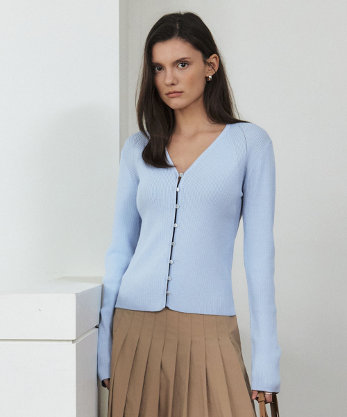 Кардиган V-neck на пуговицах Thread LIGHT BLUE