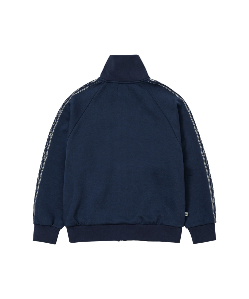 Embroidered Track Jacket Navy